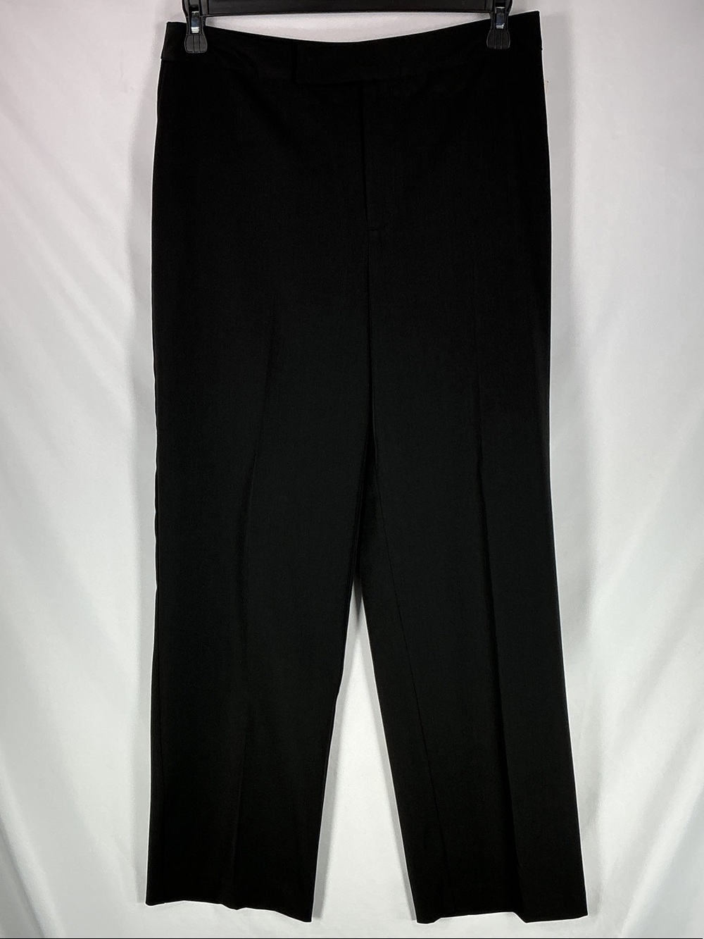 Jaclyn Smith Vintage NWT HighRise Wide Leg Trousers 14 Black Stretch Dress Pants